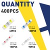 haisstronica 400PCS Solder Seal Wire Connectors Kit, 4 Colors/4 Sizes