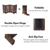 Woodify Decorative Freestanding Dog Gate – 56"x28" Folding 4 -