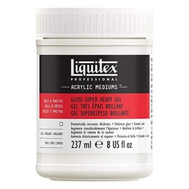Liquitex Gloss Super Heavy Gel Medium, 8-Ounce
