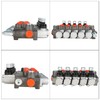 kimllier 5 Spool Hydraulic Valve 13GPM 3600PSI Hydraulic Directional Control