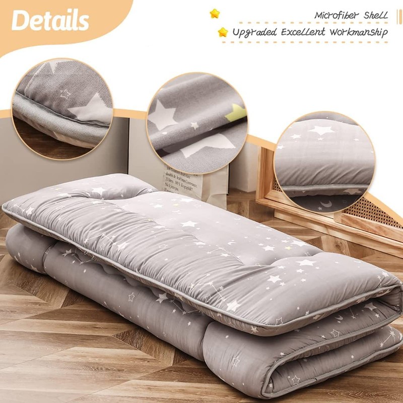 MAXYOYO Grey Constellation Japanese Futon Mattress, Tatami Mat Portable Camping