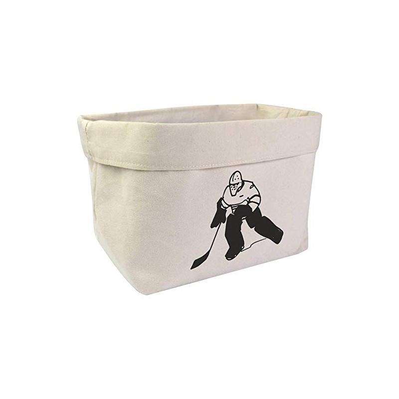 Azeeda Large 'Ice Hockey Player' Canvas Organiser/Storage Bag (OR00009960)