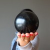 Basalt Sphere Lava Black Protection Crystal Ball 2.0-2.25 inch