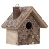 Hanging Bird House, Wooden Birdhouse 7.1 x 6.7 x 5.1