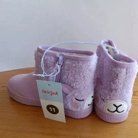 Cat & Jack Cozy Lavender Toddler Boots - Size 11