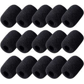 10 Pcs Parrott B350 Foam Replacement for BlueParrott B450 B550 C400 S450 B250 B350 Headset Windscreen Mic Cover Windscreens and Pop Filters,Accessories(Black)