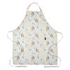 poofico Premium Adjustable Cooking Colored Aprons for Women with Pockets|