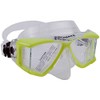 Promate Snorkeling Panoramic View Mask with Dry Snorkel Set, Yellow