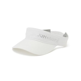 Jun Andrope ERU14200 Women's Rhinestone Logo Twill Visor, Silomain (10)