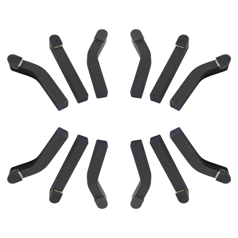 12 Pack 1/2 Inch x 1/2 Inch Stump Grinder Teeth