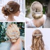 mtuihfo Bridal Hair Comb 4pcs Bridal Hair Clips, Wedding Bride