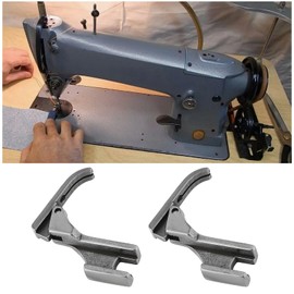 SING F LTD 4x Industrial Sewing Machine Presser Foot High Shank Zipper Split Hinged 40322SH P363 Compatible with Singer 121D Centurion