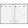 BRUNNEN Book Calendar Model 796 2026 | A5, Cardboard, Black