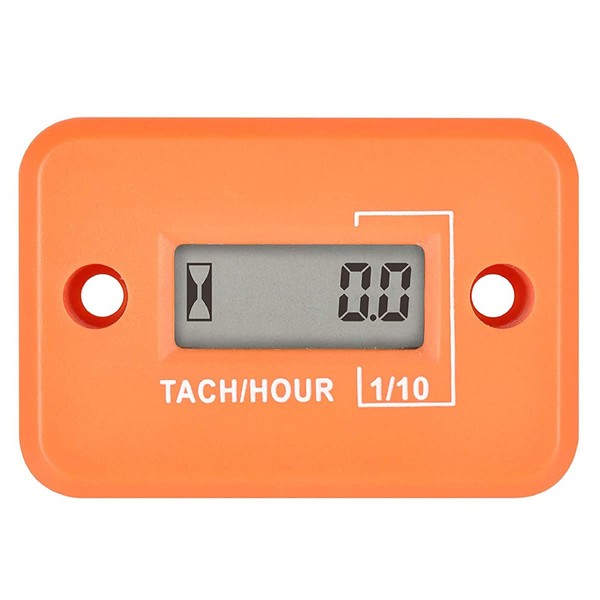 Yooreal Digital Hour Meter Tachometer, Waterproof IP68 Design for Chainsaw