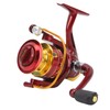 8 Bearing Fishing Spinning Reel Red Color 5.2:1 Gear Ratio