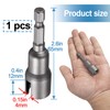 CustomyLife Power Wing Nut Driver, Steel Wing Nut Drill Bit