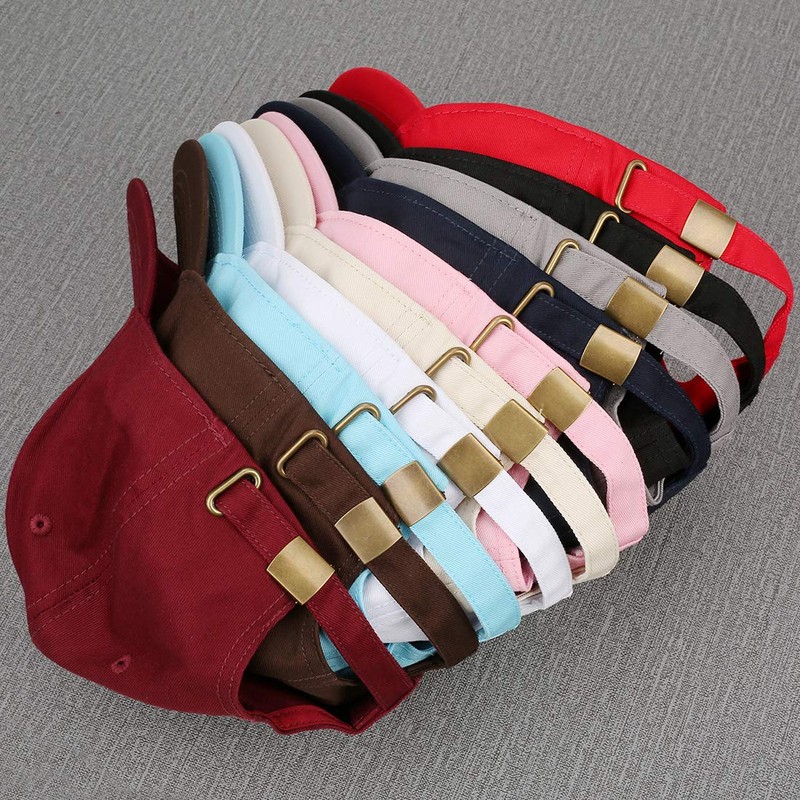 KeepSa Cotton Baseball Cap Polo Style Adjustable Basecap Solid Color