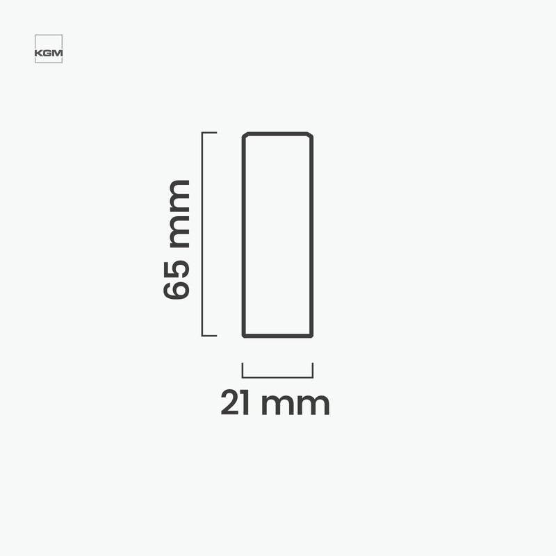 KGM Skirting Board Connectors – White Varnished Surface – For