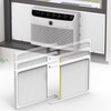 Chiligent Window AC Side Panel with Frame, Adjustable Air Conditioner