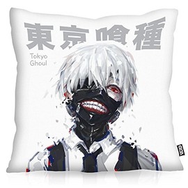 VOID Ghoul Kaneki Kissenbezug Kissenhülle Outdoor Indoor Tokyo Anime Manga, Kissen Größe:40 x 40 cm