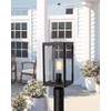 Beionxii Outdoor Post Lights, 20inch Large Modern Large Exterior Post
