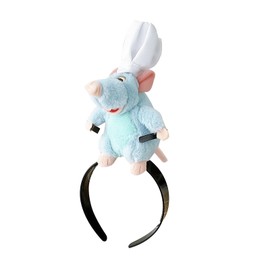 CheeseandU Women's Funny Mouse Headband Women Mouse Plush Hairband Cute Rat Cartoon Headbands for Parties