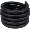 Pond Tubing,1 inch PVC Flexible Pond Hose, Black Corrugated Waterfall