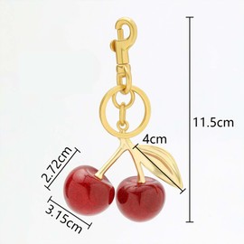 DTOTSFCZF Cute Cherry Keychain Bag Accessory Purse Charm