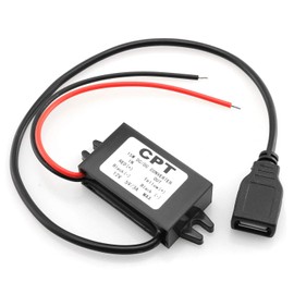 DGZZI DC Convertidor Buck Módulo 12V a USB 5V 3A Convertidor Adaptador Paso Down para Coche