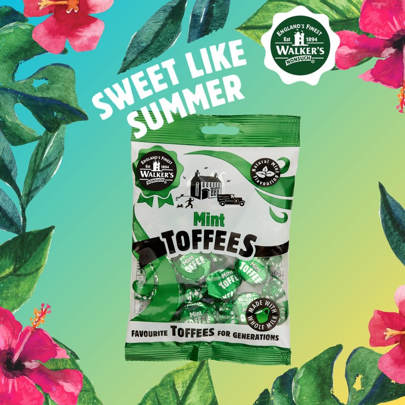 Walkers Nonsuch British Mint Toffee Candy 5.29 Oz (Pack of