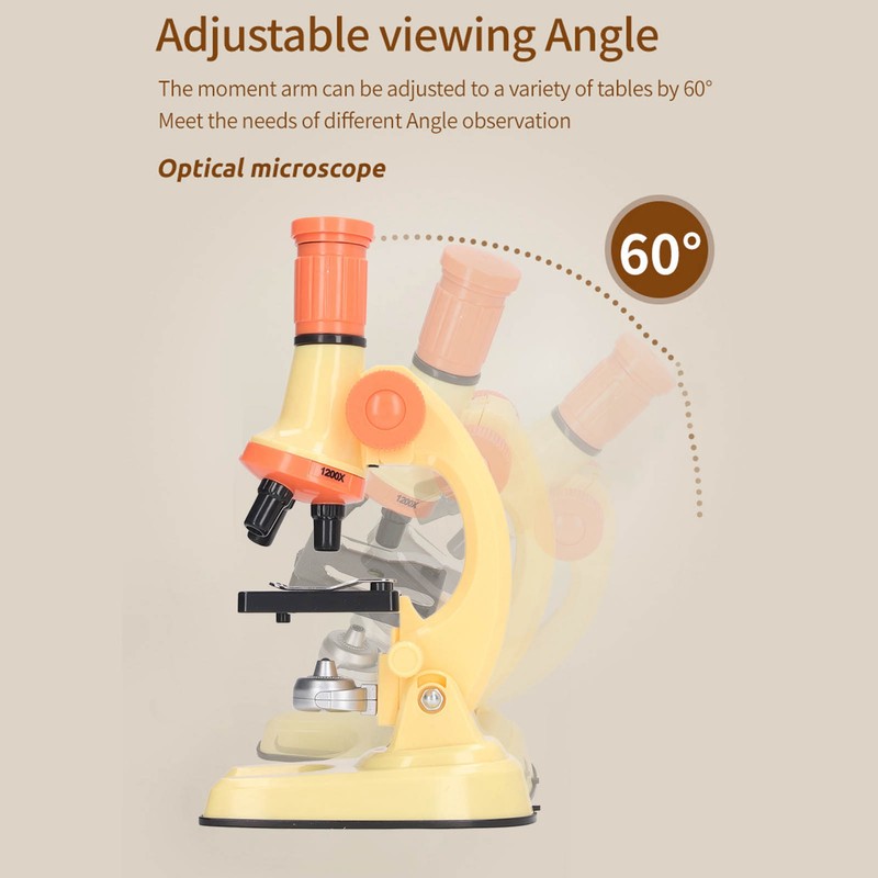 Microscope Toy Educational Biological Laboratory Tool Microscope Toy for Children