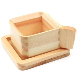 Kabegami Revolution Cup & Saucer Set, 6.1 fl oz (180 ml), Cypress, Cypress, Wooden, Made in Japan