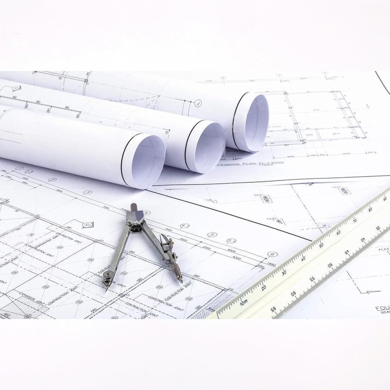 Triangle Scale (15 cm), Drafting Supplies, Scale Ruler, for General