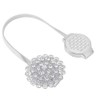 Crystal Flower Curtain Tiebacks, Decorative Curtain Holdback Buckle Clips with
