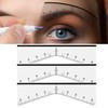 10pcs/bag Disposable Brow Shape Design Stickers Microblading Mapping Brow Tools