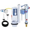 Double Flush Valve with Cable, Universal Cistern Filling Valve, Drain