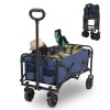 efunmodern Heavy Duty Folding Wagon Cart 220lb Utility Wagon for