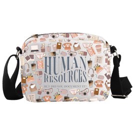 WCGXKO Hr Squad Gift Human Resources Crossbody Bag Hr Manager Gift Coworker Merch (Human Resource Cro-s CA)