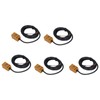 5Pcs Proximity Switch NPN Normally Closed IP65 28Hz Working Frequency