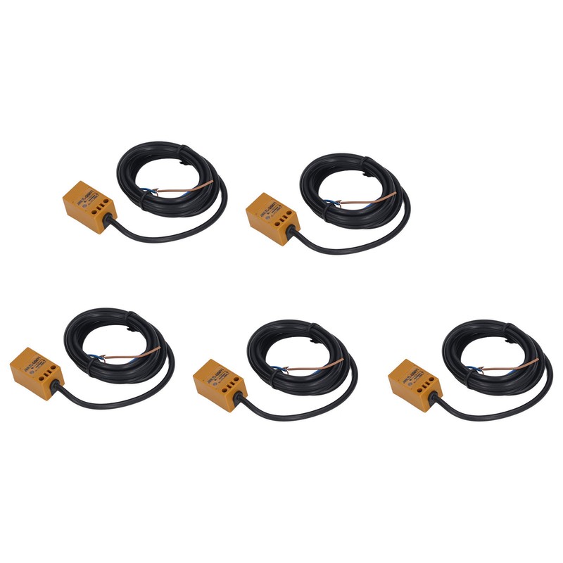 5Pcs Proximity Switch NPN Normally Closed IP65 28Hz Working Frequency