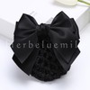 Herbeluemily Chignon Net, Ribbon, Hair Net, Bun Cover, Thick Mesh