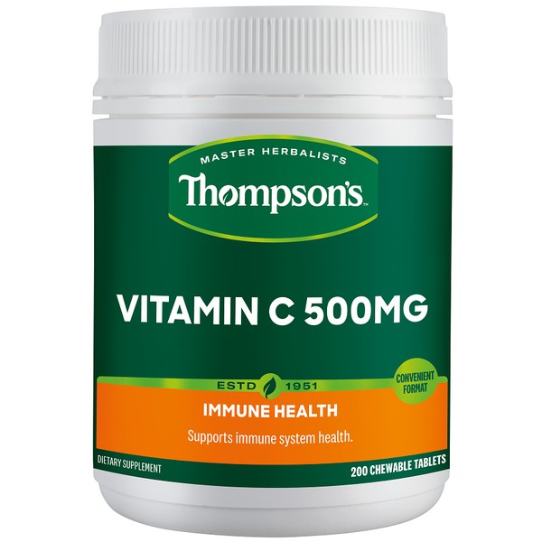 Thompson's Vitamin C 500mg Chewable Tablets 200