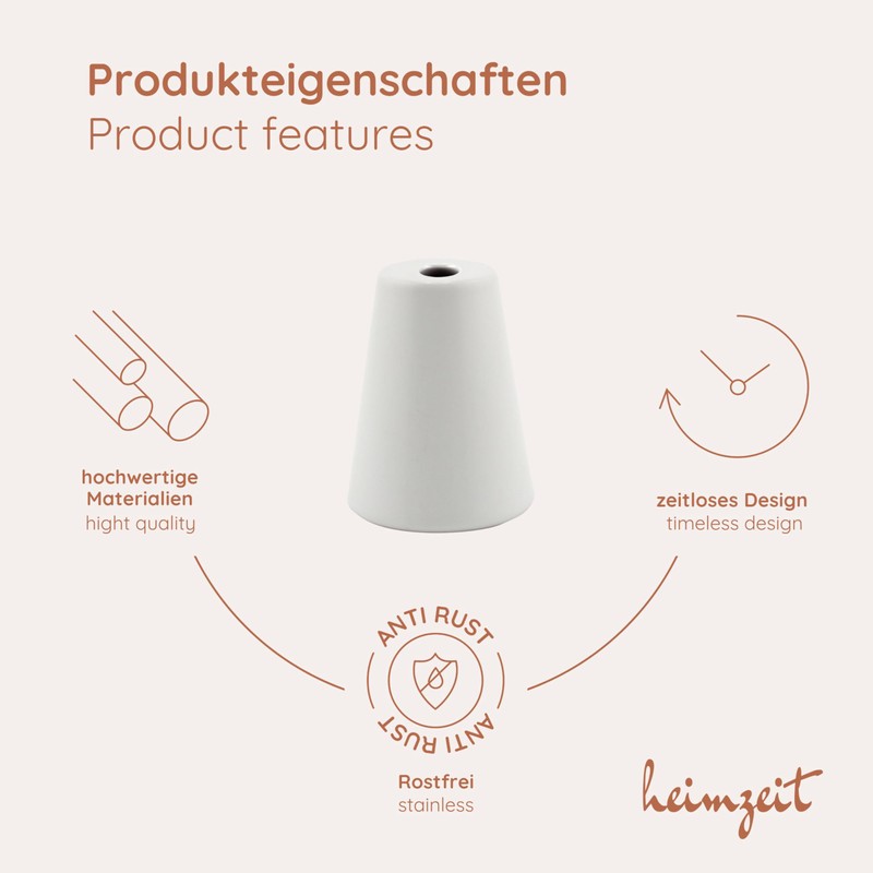 heimzeit Cone Cabinet Knobs for Doors, Drawers and Dressers Made