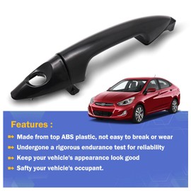 X4XZ Exterior Door Handle for Hyundai Accent 2012-2017 Front Left Driver Side 826511R000 826521R050