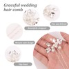 VZYUVY 13PCS Bridal Hair Pins with Hair Comb, Hair Accessories