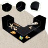 Mudoulu Aquarium Tunnel Decoration, Corner Fish Tank Accessory for Shrimp