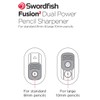 Swordfish ‘Fusion²’ Dual Power Double-Hole Pencil Sharpener with Pencil Point