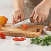 DAJLFA 3PCS Kitchen Knives, Stainless Steel Knife Set With Sheath,
