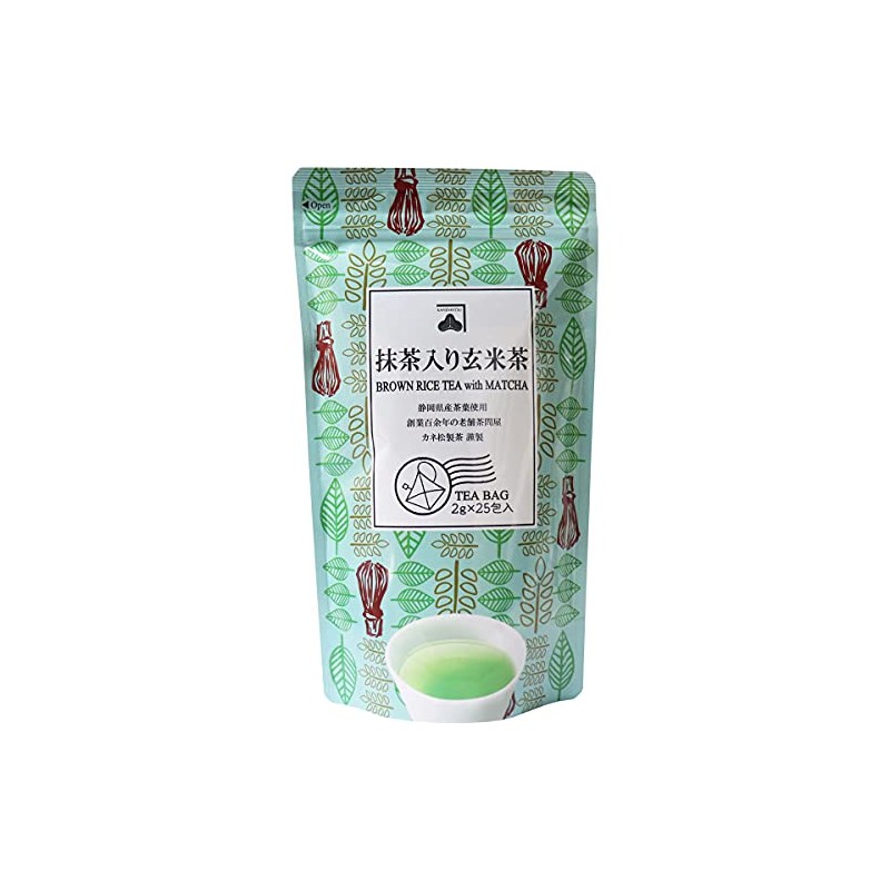 Brown Rice Tea Bag with Matcha 0.07 oz (2 g)