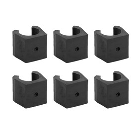 Demeras Pool Cue Clip Plastic Snooker Cue Tracking Clip Holder Cue Snooker Cue Clip Holder for Pool Cue Racks Set of 6